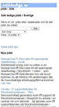 Mobile Screenshot of mobil.jobblediga.se